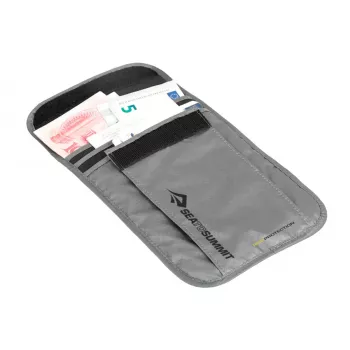 Sea To Summit kaklo piniginė / piniginė su RFID apsauga, juoda