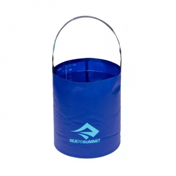 Sea To Summit UltraSil Folding Bucket 10L - itin kompaktiškas vandeniui atsparus nailoninis kibiras