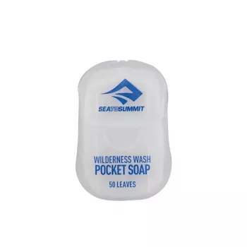 Sea To Summit Wilderness Wash Pocket Soap 50 Leaves - Biologiškai skaidomas, bekvapis, universalus