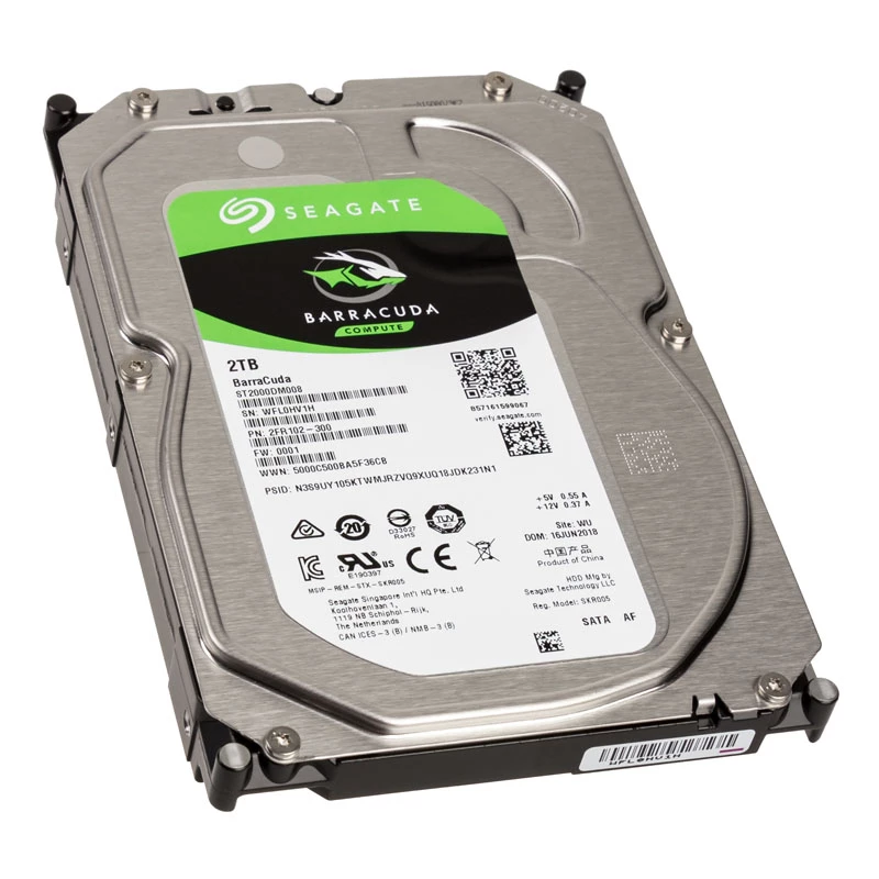 Seagate Barracuda ST2000DM008 2TB vidinis HDD - 3,5 inch SATA III 7200RPM 256MB talpykla 6ms