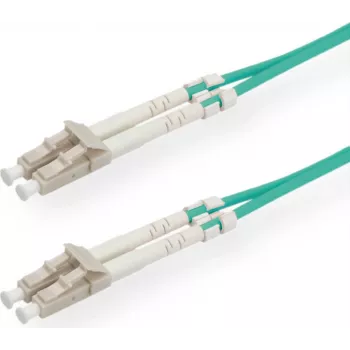 SECOMP STANDARD optinis pleistras 50/125µm OM3, LC/LC, turkio spalvos, 3 m S1803