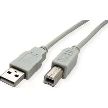 SECOMP STANDARD USB 2.0 kabelis, Type A-B, smėlio spalvos, 4,5 m (S3105)