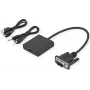 SECOMP STANDARD VGA + garso į HDMI adapterio kabelis, 0,23 m, juodas S3211