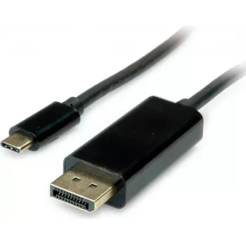SECOMP USB-C į DisplayPort adapterio kabelis 1.2 ST/ST 2m juodas S3733