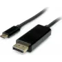 SECOMP USB-C į DisplayPort adapterio kabelis 1.2 ST/ST 2m juodas S3733