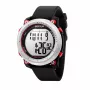 SECTOR MAN R3251546002 45mm Quartz Watch Black Silicone Strap