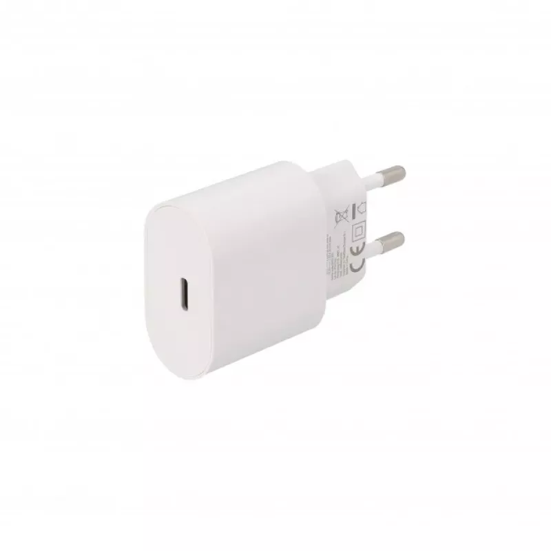 SEEK TOTI 20W USB-C PD nešiojamasis sieninis greitasis įkroviklis, baltas