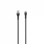SEEK TOTI USB-A į Lightning 2m Pintas Laidas 2A (Ne-MFI) Juodas
