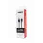 SEEK TOTI USB-A į Type-C, 1m PVC duomenų laidas 3A, juoda