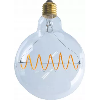 SEGULA LED Bridge Globe 125 Curved Plus Clear E27 6.5W 1900K