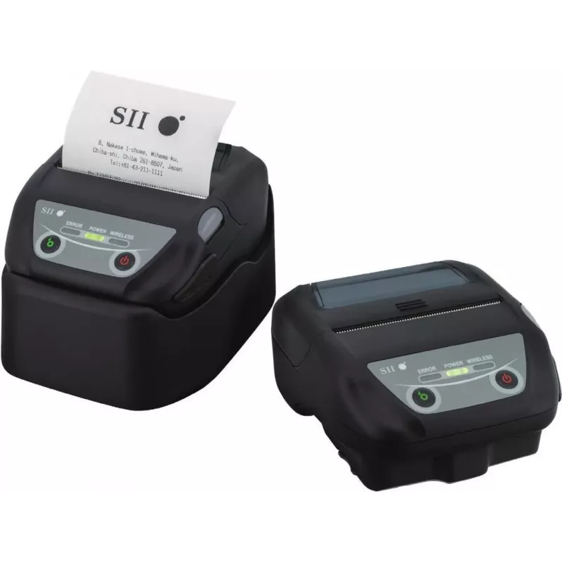 Seiko Instruments MP-B30 mobilus terminis etikečių spausdintuvas, 203 dpi, 127 mm/s, USB ir Bluetooth, juodas MP-B30-B02JK1-EA