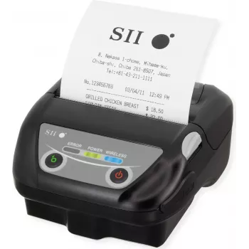 Seiko Instruments MP-B30 mobilus terminis etikečių spausdintuvas, 203 dpi, 127 mm/s, USB ir Bluetooth, juodas MP-B30-B02JK1-EA