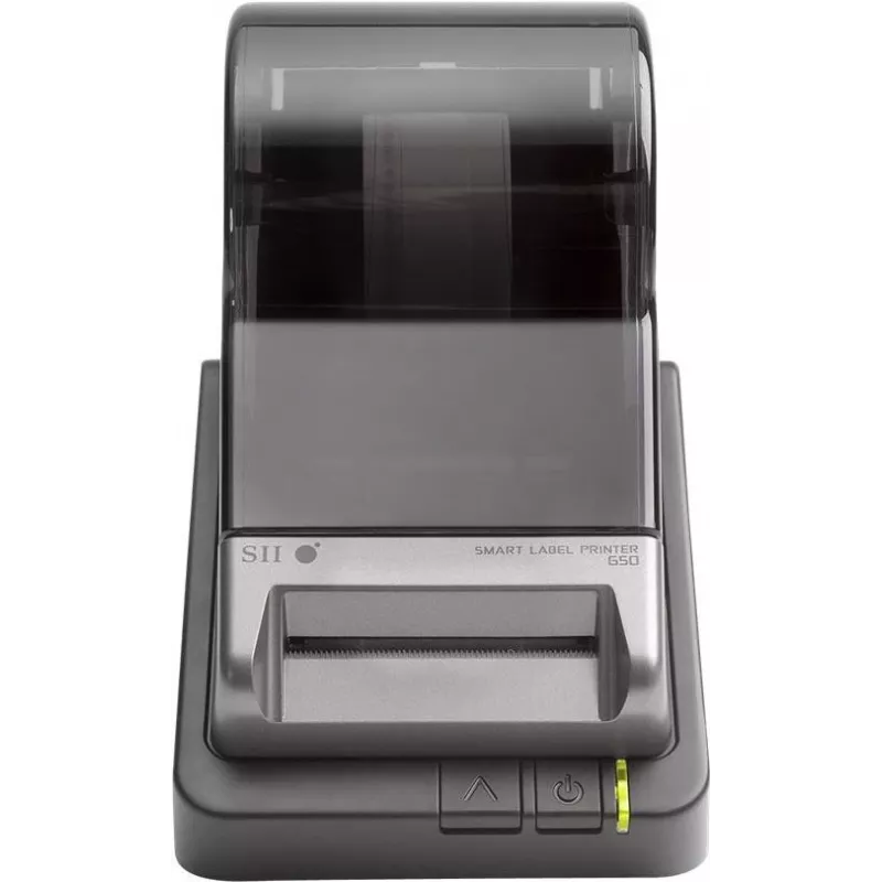Seiko Instruments Smart Label Printer 650 tiesioginio terminio spausdinimo etikečių spausdintuvas, 300 dpi, USB, 54 mm laikmenos plotis, 50 etikečių/min 42900116