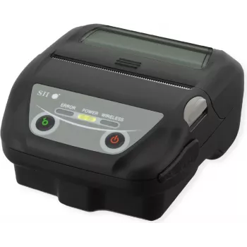SEIKO MP-B30 / MP-B30L Mobilus tiesioginio terminio spausdinimo spausdintuvas, 203dpi, USB, WLAN, juodas, rinkinys su USB kabeliu, diržo segtuku, baterija