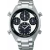 SEIKO SFJ001P1 Vyriškas saulės energijos kvarcinis chronografinis laikrodis 42mm nerūdijantis plienas