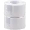 Seiko SLP-2RLC Clear Address Labels 28x89mm, 2 Rolls, 260 Labels, White, Permanent Adhesive, Direct Thermal, for Smart Label Printer