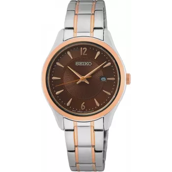 SEIKO SUR476P1 Moteriškas kvarcinis laikrodis 30mm Nerūdijantis plienas