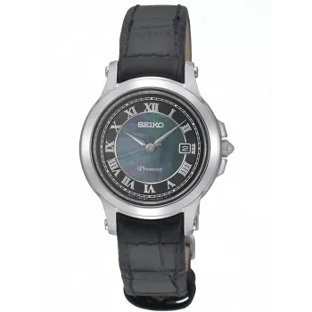 SEIKO moteriškas laikrodis SXDE05P1 27mm nerūdijančio plieno kvarcinis