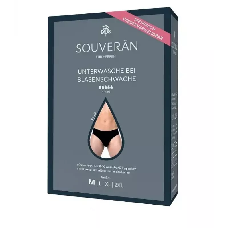 Selenacare Bladderleak Underwear Slip Juoda / M