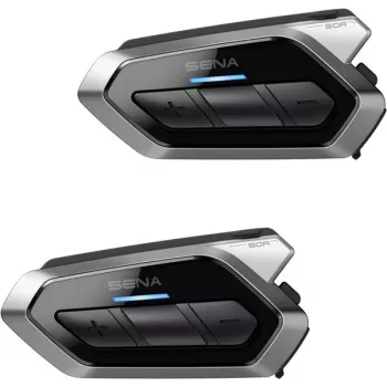 Sena 50R Motociklo Bluetooth domofono sistema (2 vnt.) - Garsas: Harman Kardon
