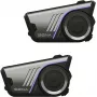 SENA 60S Dual Pack Motociklo Bluetooth ir Mesh Interkomo Šalmo Ausinės su Harman Kardon Garsu