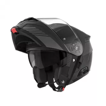 SENA SPECTER Išmanusis modulinis šalmas su Mesh Intercom 2.0 ir Bluetooth 5.0, Matinė juoda, Dydis M
