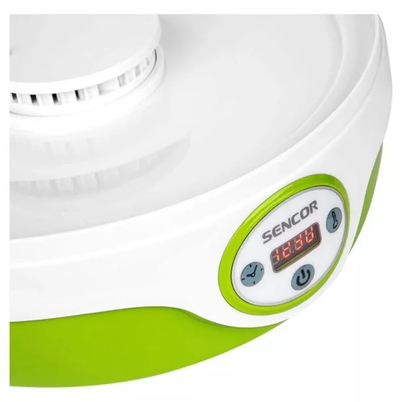 Sencor SFD 851GR maisto džiovintuvas, 240 W, 25,5 cm sieto skersmuo, 35-70°C, žalias