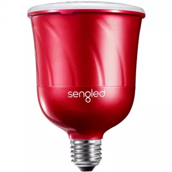 Sengled Pulse Satellite Red išmanioji LED lemputė su JBL garsiakalbiu (BR30, E26, 600 lm, 2700K)