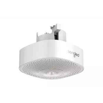 Sengled Pulse Wave MasterCeiling Smart LED lubinis šviestuvas su JBL garsiakalbiu, 600 liumenų, šilta balta šviesa, E26