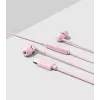 Sennheiser CX 80U laidinės ausinės su mikrofonu ir nuotolinio valdymo pulteliu, Sakura rožinė, 17 Hz - 20 kHz