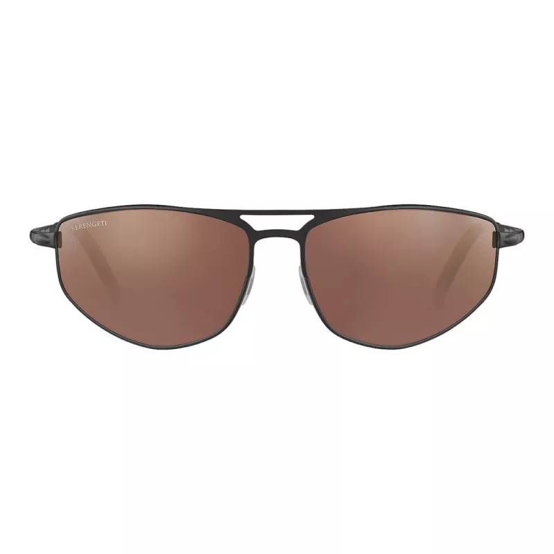 SERENGETI vyriški akiniai nuo saulės SS579001 Drivers Gradient Satin Black 64/16/123 mm