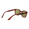 SERENGETI SS575006 Unisex akiniai - satino juodos spalvos nailono rėmelis, fotochrominiai poliarizuoti mineralinio stiklo lęšiai, 52 mm