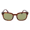 SERENGETI SS575006 Unisex akiniai - satino juodos spalvos nailono rėmelis, fotochrominiai poliarizuoti mineralinio stiklo lęšiai, 52 mm