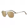 SERENGETI Unisex akiniai nuo saulės SS545001-S Nuvola - Poliarizuoti fotochrominiai Drivers Gold lęšiai - Blizgūs juodi nailono rėmeliai - 55/16/145 mm