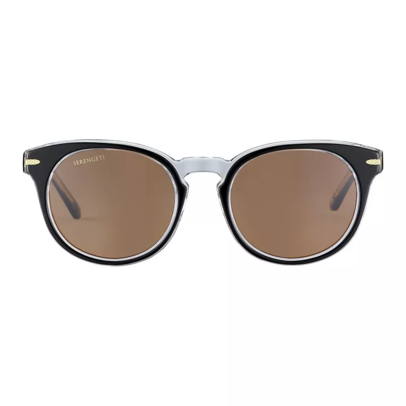 SERENGETI Women's SS574006-S Akiniai nuo saulės - Fotochrominis mineralinis stiklas, poliarizuoti, UV apsauga, 51 mm