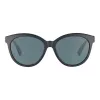 SERENGETI Women SS573003 Akiniai nuo saulės - Fotochrominiai poliarizuoti mineralinio stiklo lęšiai - Juodas acetatinis rėmelis - 56/17/140 mm