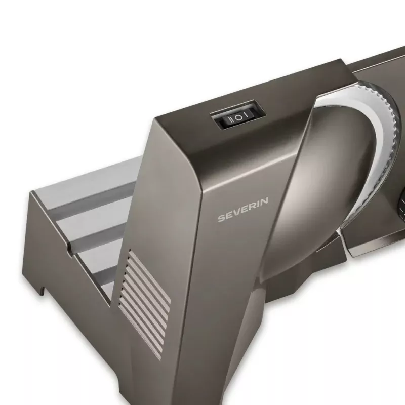 Severin AS 3918 elektrinė maisto pjaustyklė 180W sidabrinė/juoda