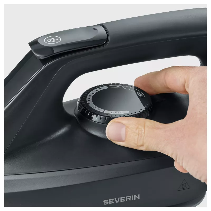 Severin BA 3192 garų lyginimo stotis – 2400W, 5.5 bar, keraminis padas, matinė juoda