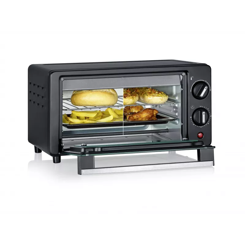 Severin TO 2062 stalinė orkaitė su rotiseriu, 20 L, 1500 W, juoda