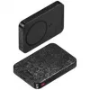 SHARGE CarbonMag 10K belaidis maitinimo blokas, 10,000mAh, Qi2 15W, USB-C 20W, juodas YDD-SG-C2TXWCX-HEI