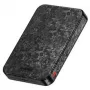 SHARGE CarbonMag 10K belaidis maitinimo blokas, 10,000mAh, Qi2 15W, USB-C 20W, juodas YDD-SG-C2TXWCX-HEI