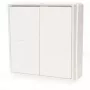 Shelly Blu ZB Wall Switch 4 išmanusis belaidis 4 mygtukų sieninis jungiklis, Zigbee ir Bluetooth, maitinamas baterija, baltas Shelly_B_ZB_WS_4_SA