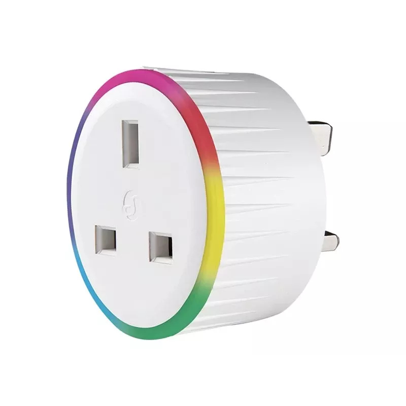 Shelly Plus Plug UK – Wi-Fi & Bluetooth Smart Plug su energijos stebėjimu, 3000W, JK G tipo