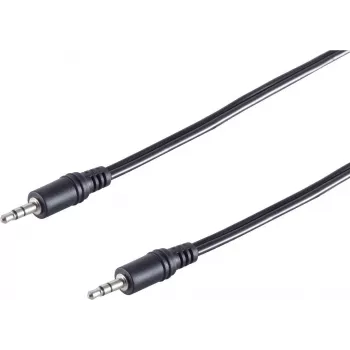 SHIVERPEAKS 3,5 mm jack audio kabelis, vyriškas į vyrišką, 2,5 m, juodas
