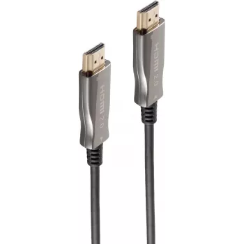 shiverpeaks BASIC-S aktyvusis optinis HDMI kabelis 4K 75,0 m - HDMI 2.1, 8K@60Hz, 48Gbps, eARC, HDR, juodas BS30-05755