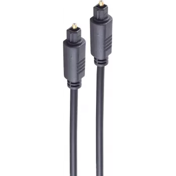 SHIVERPEAKS BASIC-S optinis garso kabelis, Toslink į Toslink, 10,0 m, 4,0 mm, juodas BS69004-10