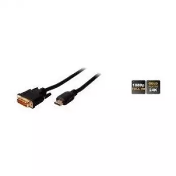 SHIVERPEAKS BASIC-S HDMI į DVI-D 24+1 kabelis, 1,0 m, auksuoti kontaktai, juodas BS77480