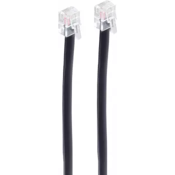 SHIVERPEAKS BASIC-S modulinis kabelis RJ11/RJ12 6P6C juodas 15m BS70095-6/6