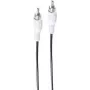 SHIVERPEAKS BASIC-S Mono RCA garso kabelis, 5,0 m, juodas, polietileno maišelis BS40005