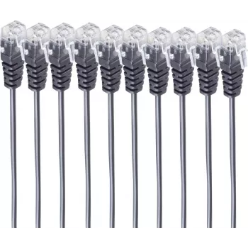 shiverpeaks BASIC-S telefono jungiamasis kabelis RJ11 į RJ11, 2m, juodas, 10 vienetų rinkinys (BS70084-2-SET10)